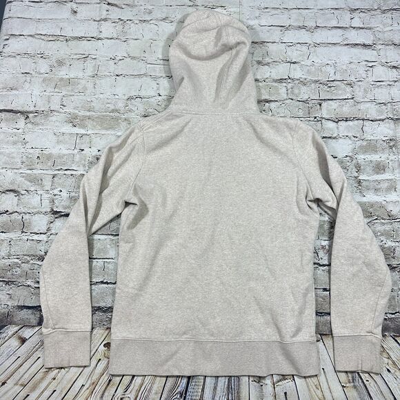 The North Face Sweater Womens Medium Beige Orange‎ Graphic Logo Pullover Hoodie - Picture 5 of 9